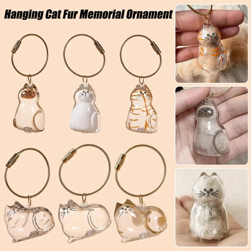 Cat Hair Keepsake Keychain Pendant Creative - ProPawPet.com