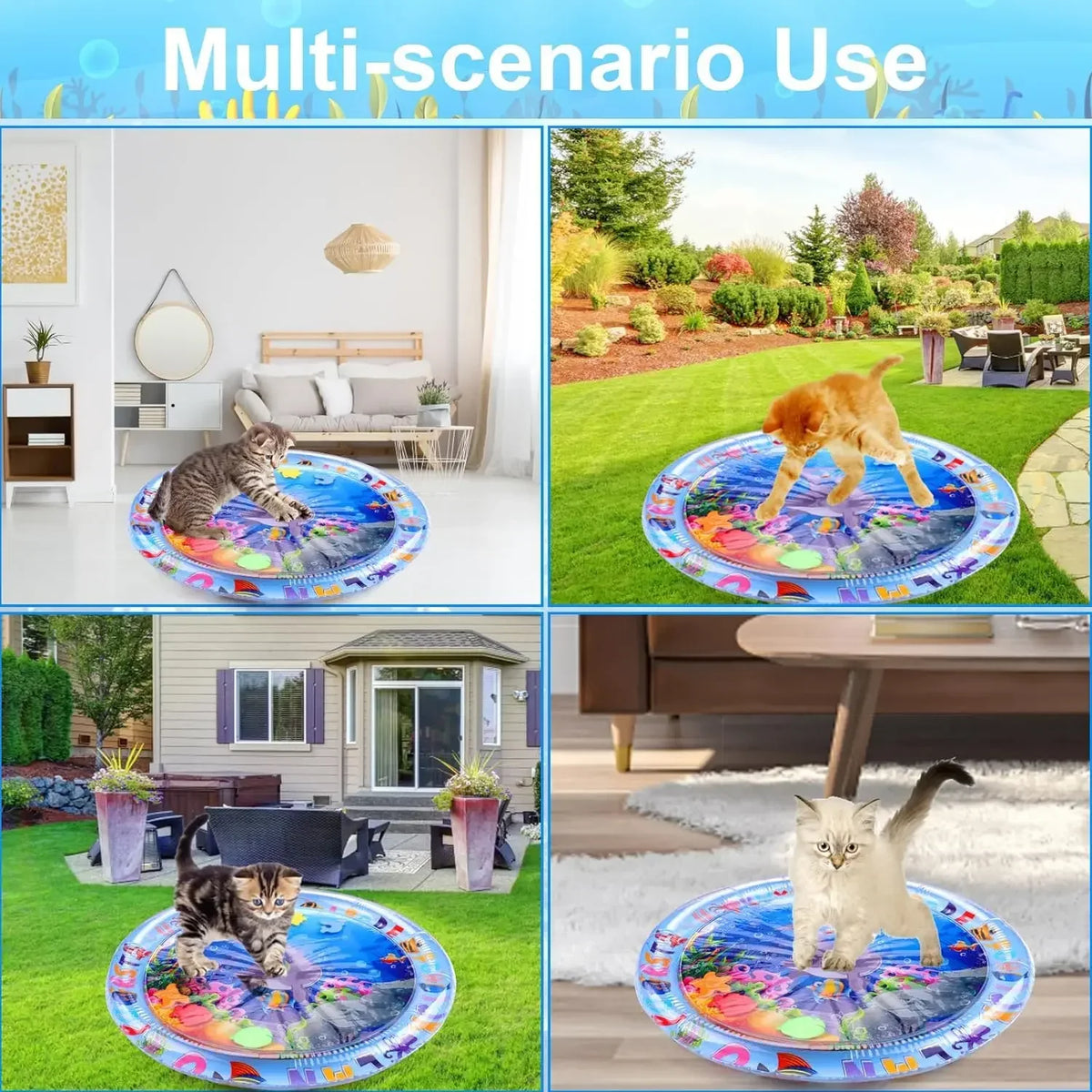Water Sensory Play Mat Thickened Inflatable - ProPawPet.com