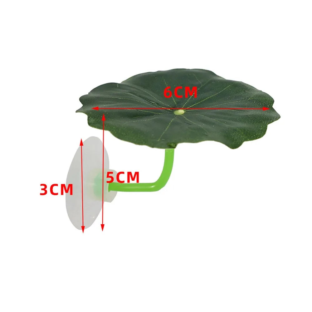 Plastic Betta Fish Rest Leaf Simulated Lotus - ProPawPet.com