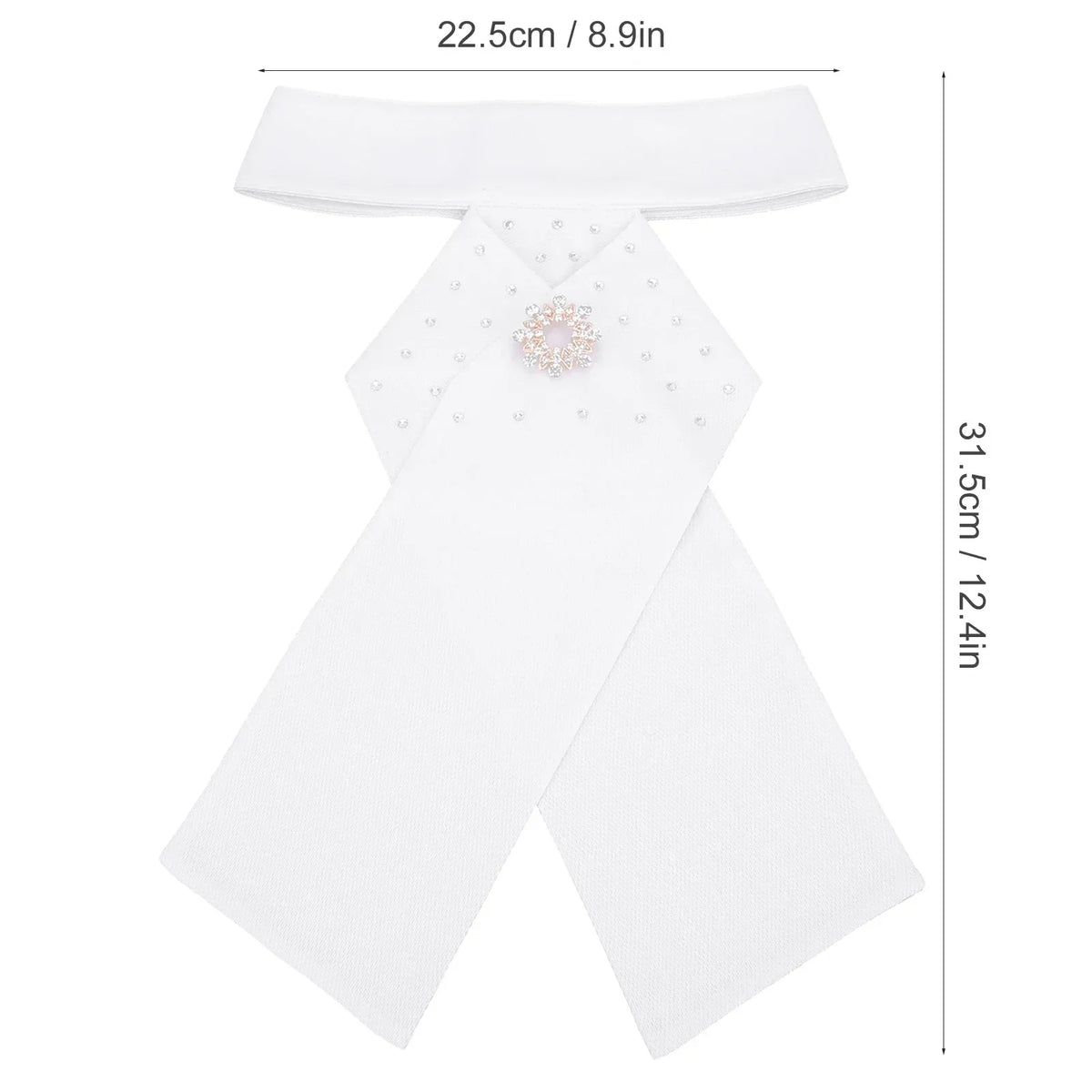 Adult Horse Riding Combed Cotton Stock Tie Equestrian Necktie