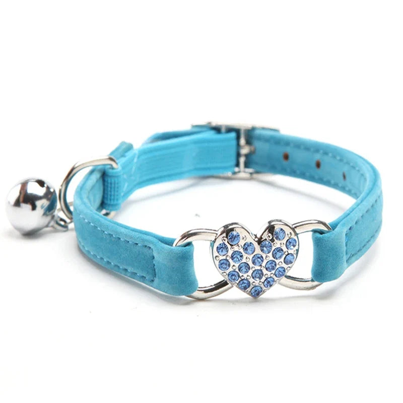 Heart Charm and Bell Cat Collar Safety - ProPawPet.com