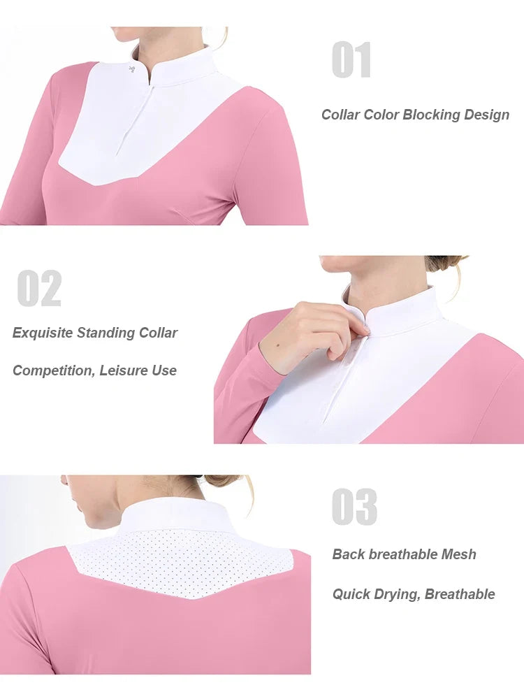 M LOGO Horse Riding Base Layer T-Shirts - ProPawPet.com