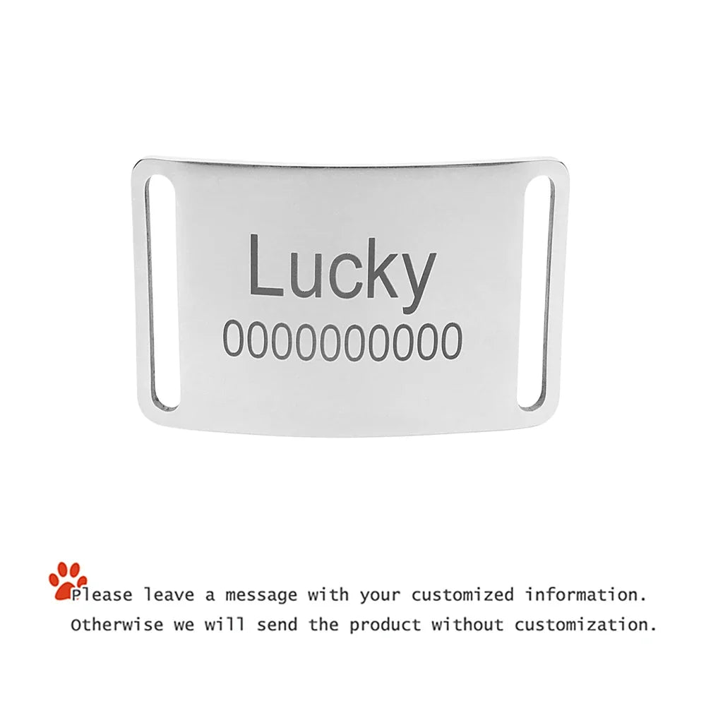Curved Personalized Name Cat Dog Collar - ProPawPet.com
