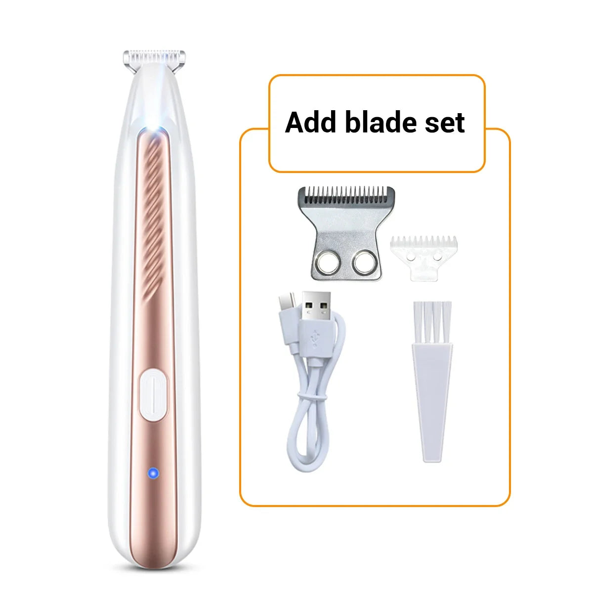 LED Lighting Pet Paw Hair Trimmer – Cat Grooming Brushes & Combs