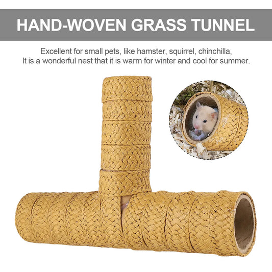 Hand-Woven Grass Hamster Nest Natural Grass - ProPawPet.com