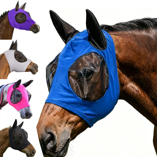 1Pcs Horse Fly Masks with Ears UV Protection - ProPawPet.com