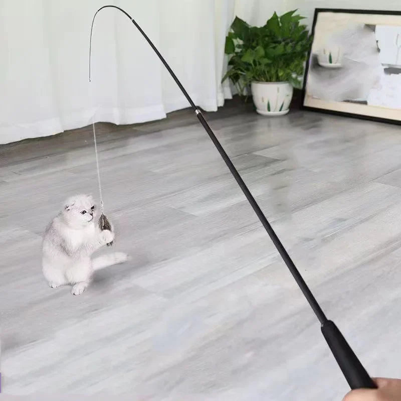 Retractable Sphynx Cat Teaser Stick - ProPawPet.com