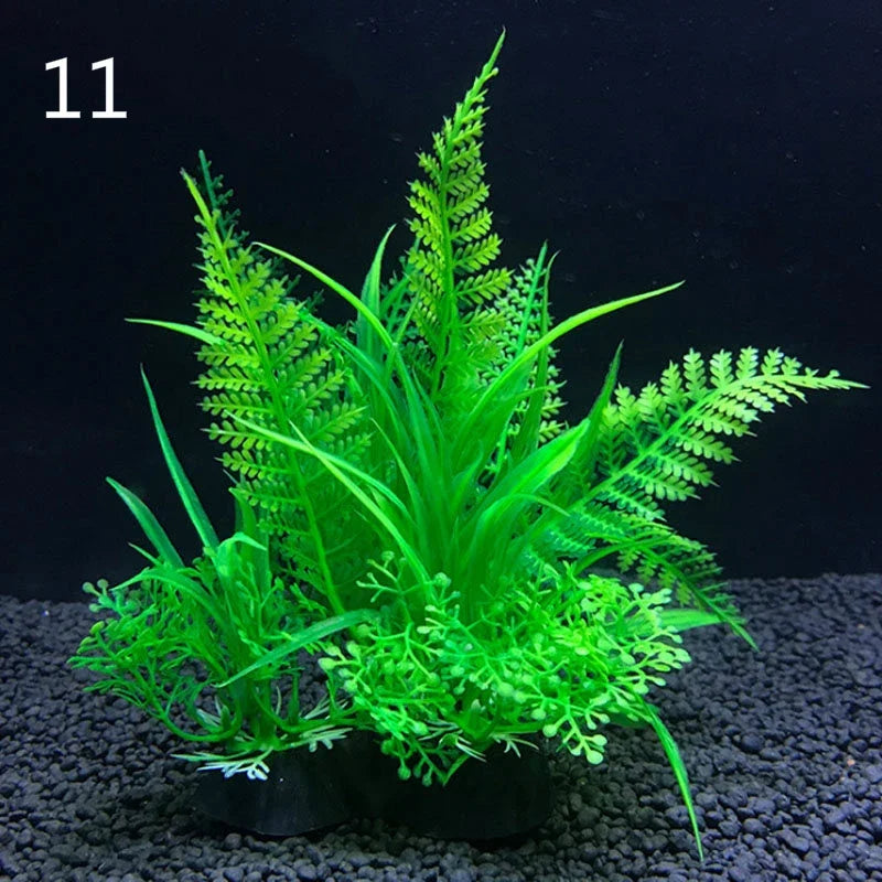 12 Kinds Artificial Aquarium Decor Plants - ProPawPet.com