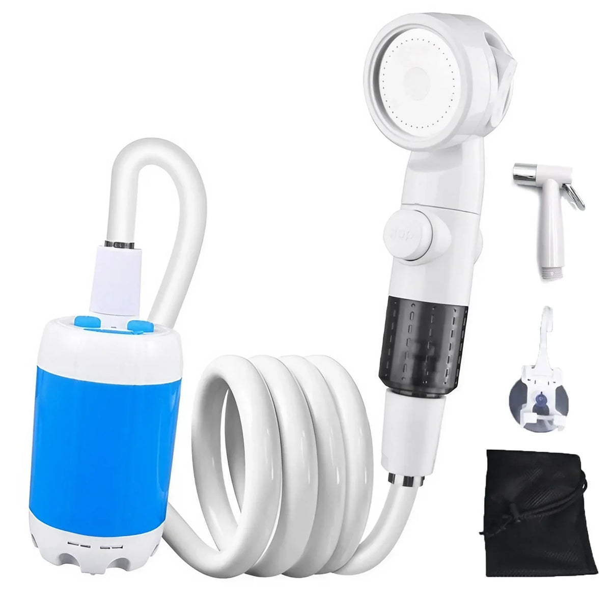 Portable Rechargeable Outdoor Shower Handheld Compact Design – Dog Supplies