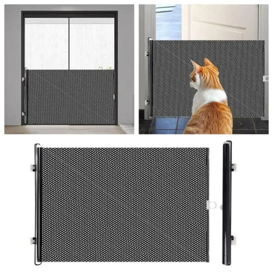 Retractable Folding Pet Fence Barrier with - ProPawPet.com