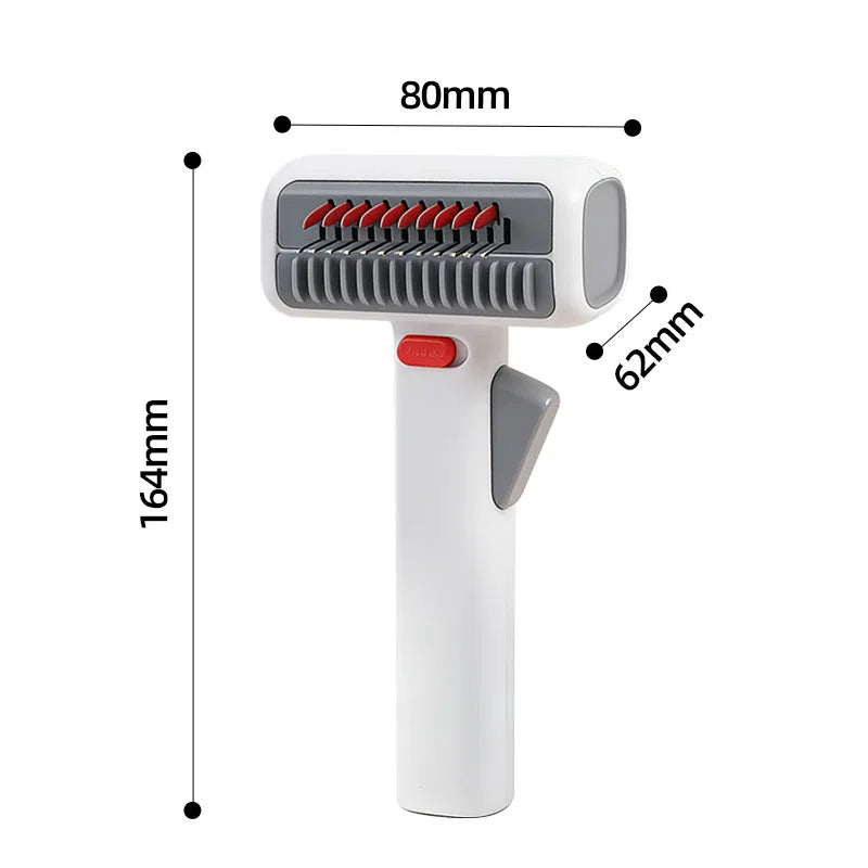 2-in-1 Anti-static Knot-removing Deshedding Needle Grooming Comb