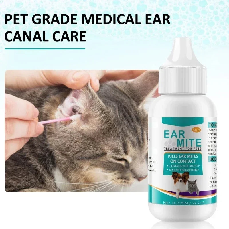 Pet Ear Mite Oil Ear MiteTreatment for Dogs - ProPawPet.com