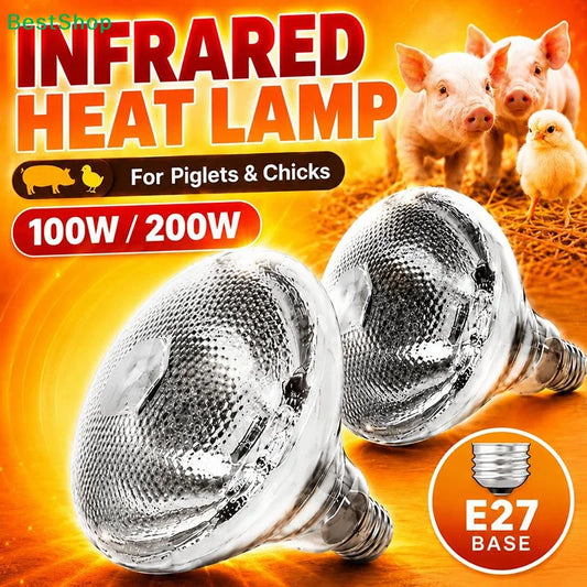 〔Y〕100W/150W/200W/250W Infrared Heat Lamp - ProPawPet.com