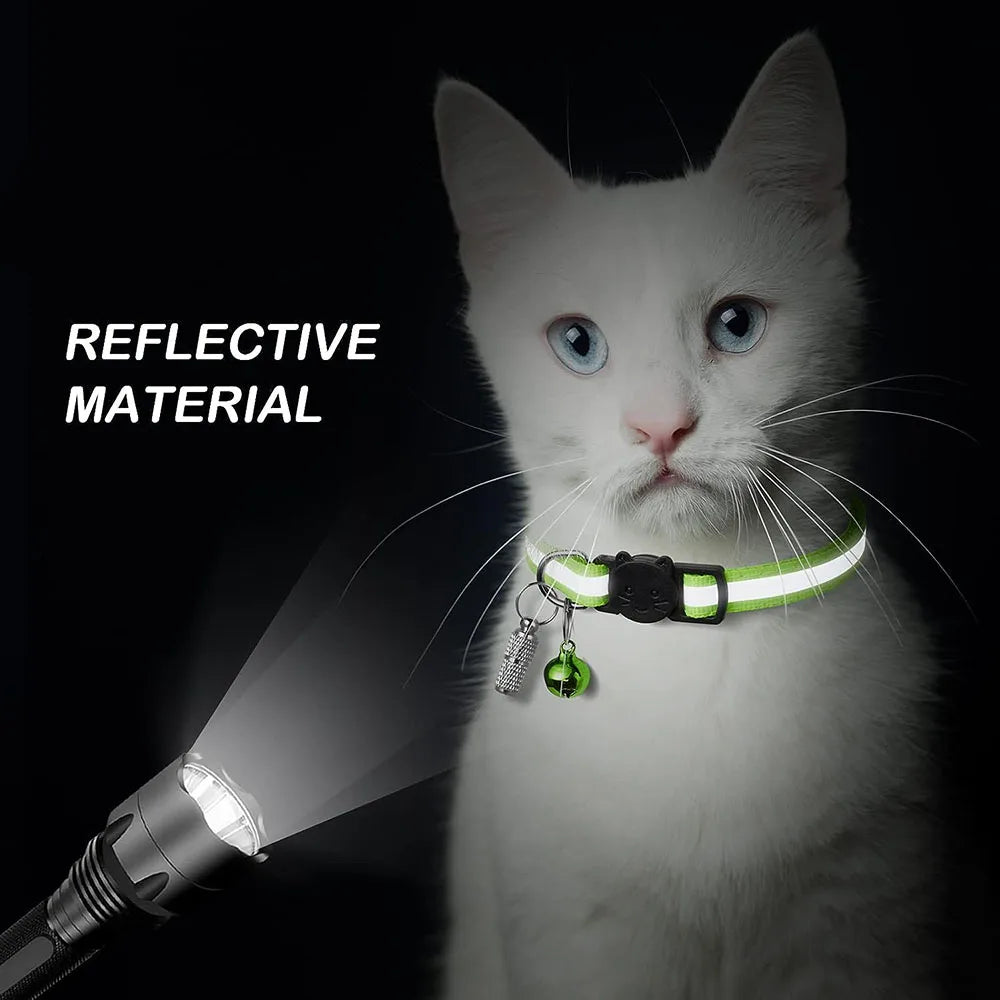 Reflective Breakaway Cat Collars with Bells - ProPawPet.com