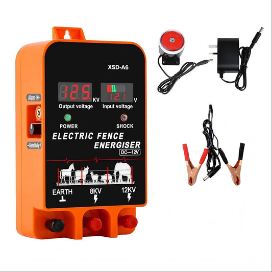 20KM Electric Fence Energizer 5.5 Joule LCD - ProPawPet.com
