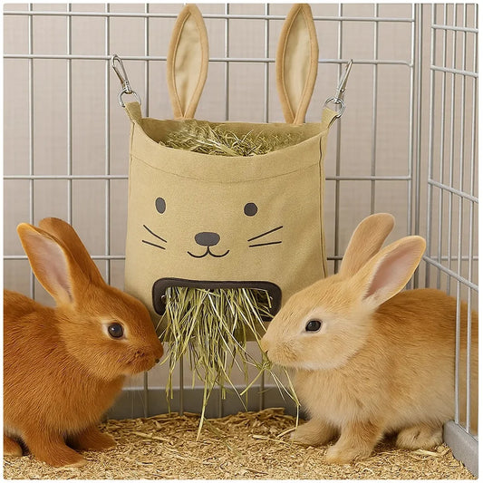 New Rabbit Hanging Hay Bag Shaped Feeding - ProPawPet.com