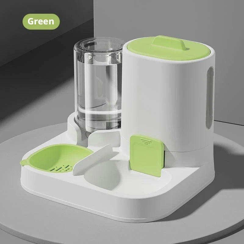 2 in 1 Automatic Pet Food Feeder and Water Dispenser – Cat Bowls & Feeders