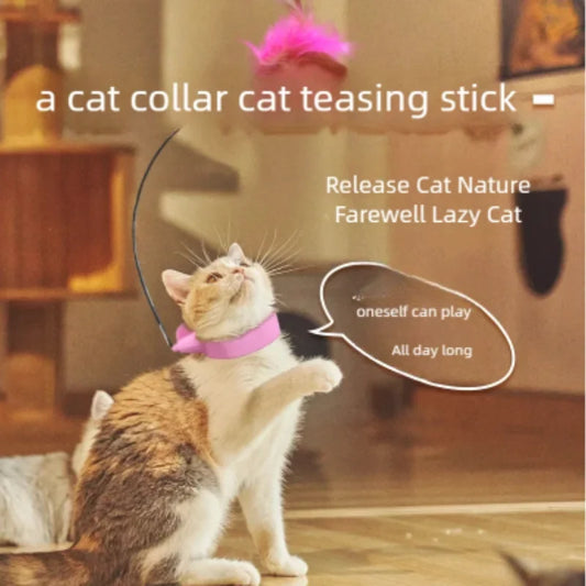 Feather Bell Cat Toy Neck Collar for - ProPawPet.com