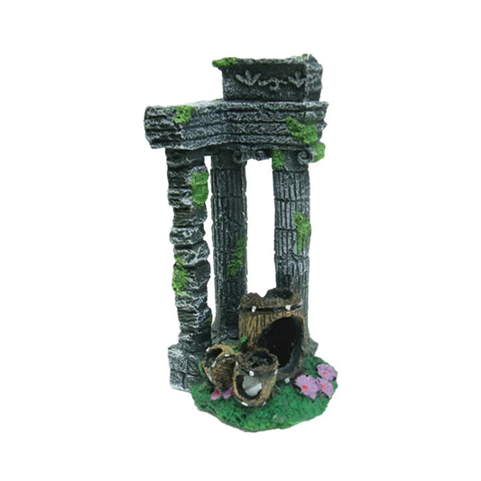Resin Simulated Ancient Roman Column Castle - ProPawPet.com