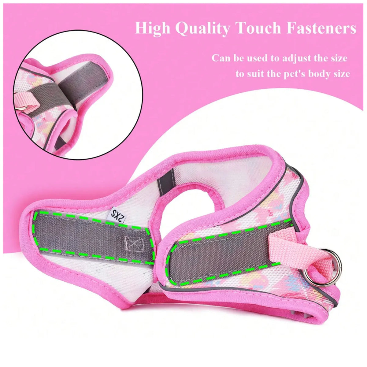 DH008 Small Dog Safety Leash Set, Non-Pull - ProPawPet.com