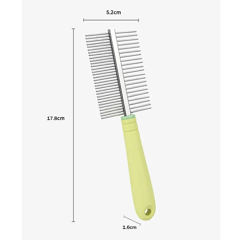 Dog Grooming Comb Double Sided Brush – Dog Supplies