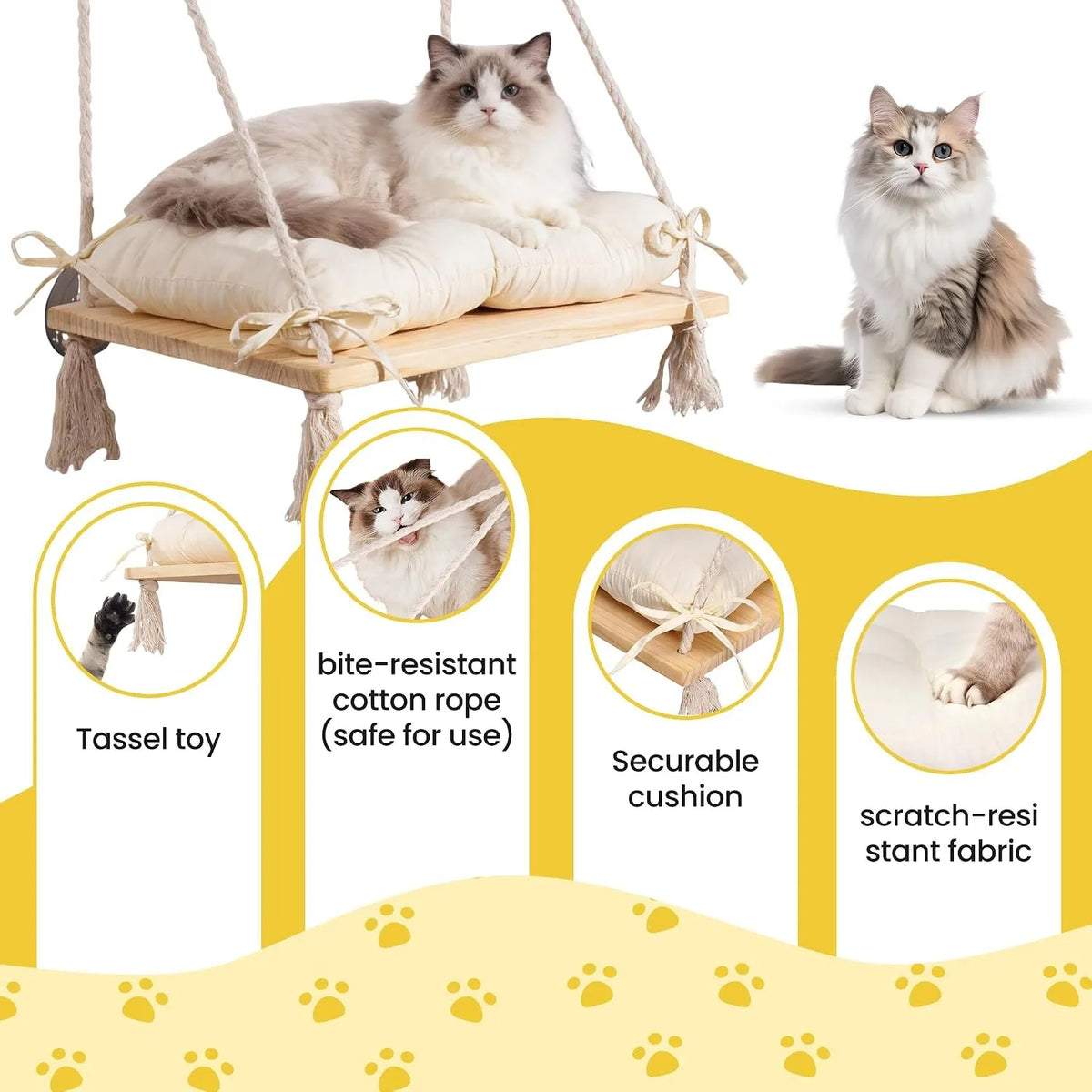 Cat Window Perch with Industrial-Grade - ProPawPet.com