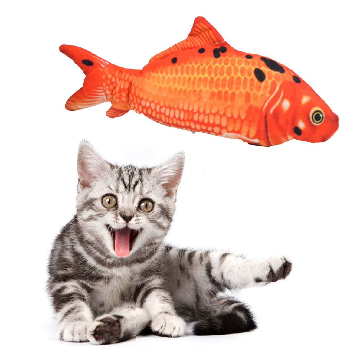Cat Toys Fish USB Charger Interactive Electric Floppy – Aquarium Supplies