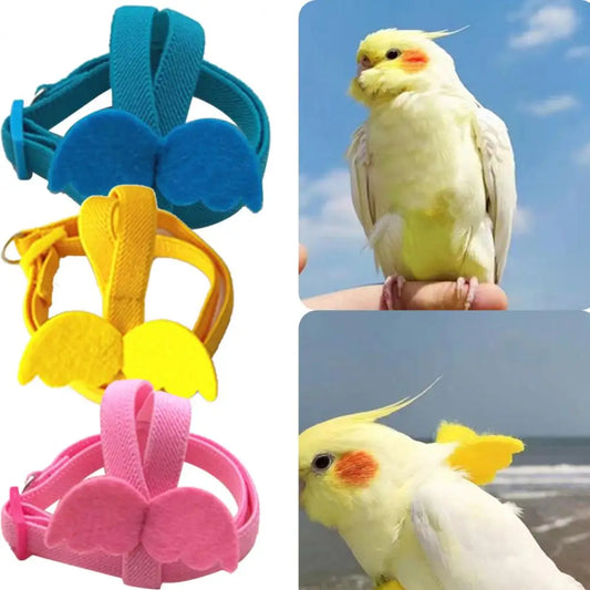 Long Cable Bird Harness Leash Anti-Bite - ProPawPet.com