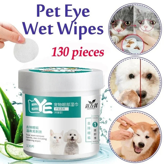 130Pcs/set Pet Eye Wipes Dog and Cat - ProPawPet.com