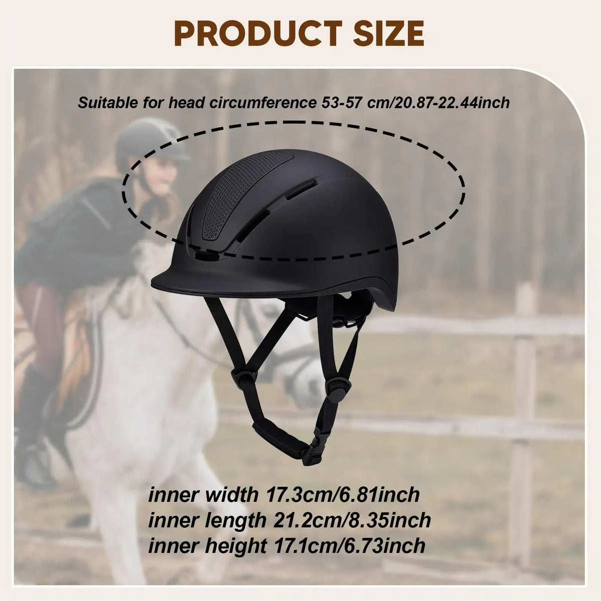 Classic Equestrian Helmet with Wide Brim - ProPawPet.com