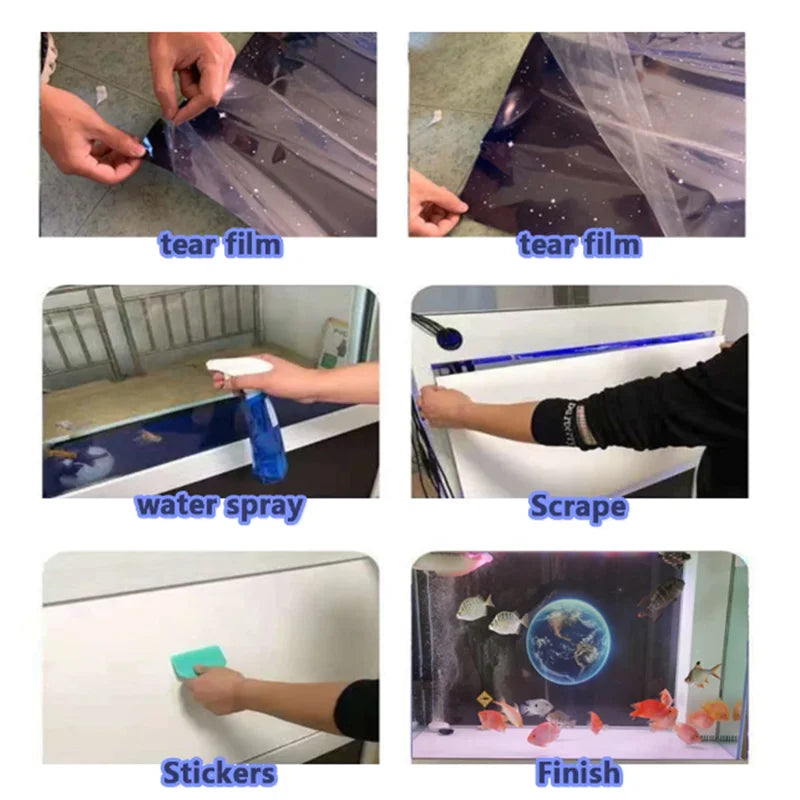 3D Fish Tank Decor Aquarium Background - ProPawPet.com