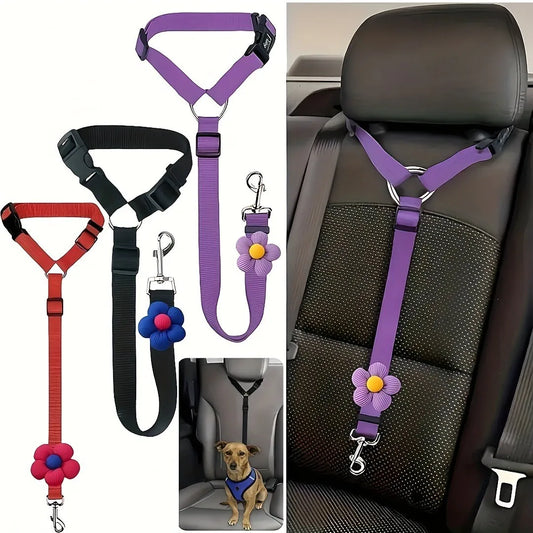 1-pack Dog Car Seat Belt, Pet Lead