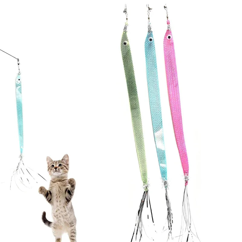 Simulation Glitter Beltfish Cat Toy - ProPawPet.com