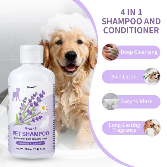 4-in-1 Dog Shampoo and Conditioner 220ml - ProPawPet.com