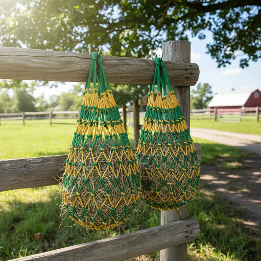 2PCS Hay Net for Horses Slow Feed Hay Bag - ProPawPet.com