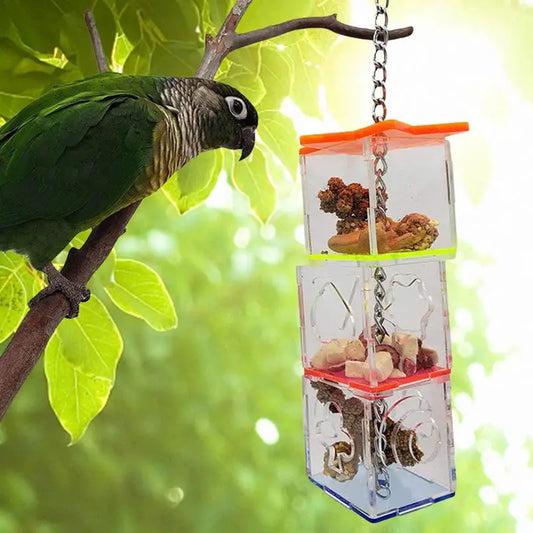 3 Layer Parrot Hanging Chewing Feeding Toy - ProPawPet.com