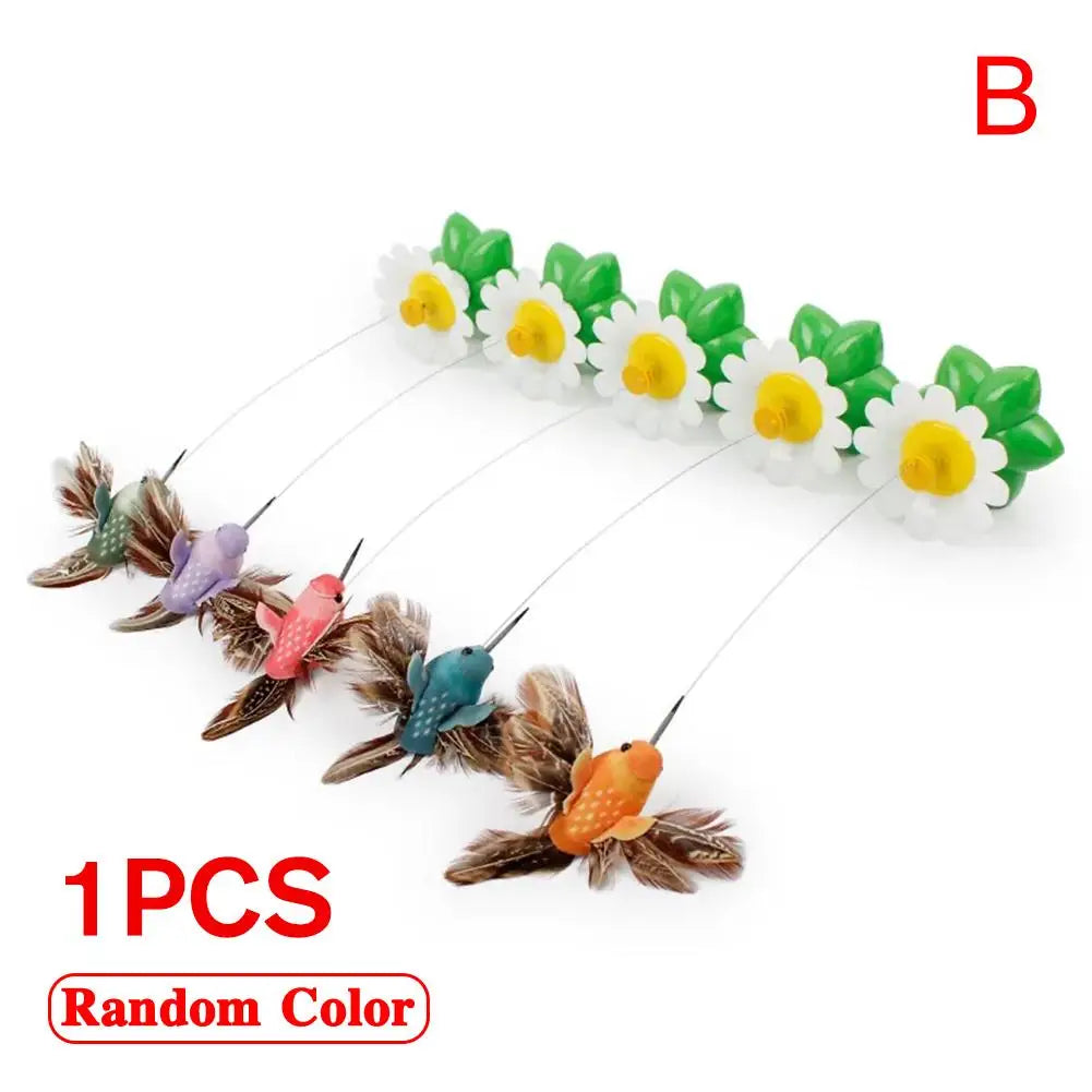 Rotating Electric Butterfly, Hummingbird and Bee Pet Product – 2 Colors