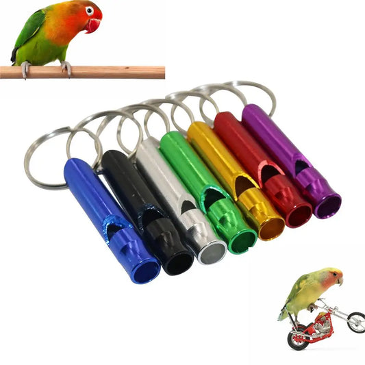 7 Pcs Bird Outdoor Training Whistle Metal - ProPawPet.com