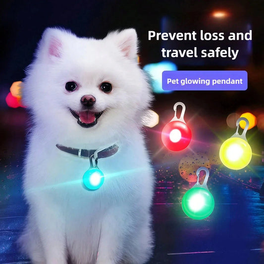 4-Color LED Dog Collar Pendant, Luminous - ProPawPet.com