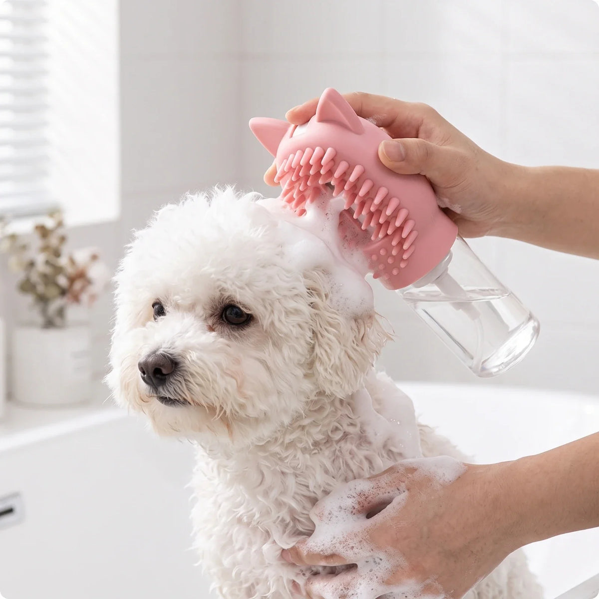 Pet Bathing Brush – Dog Supplies