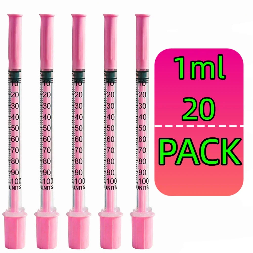 10 20 1ml Pet Animal Dog & Cat Disposable Syringe – Health, Recovery & Care