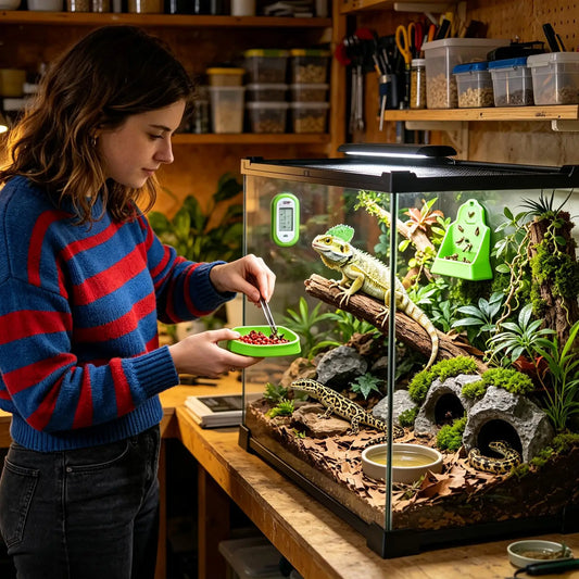 Reptile Feeding Bowl Wall Mounted Suction - ProPawPet.com