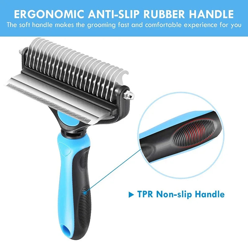 2In1 Professional Dog Combs Rake Safe - ProPawPet.com
