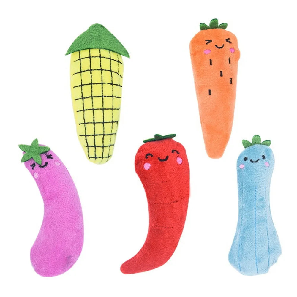Pet Paper Toy Vegetable Chili Corn Carrot - ProPawPet.com
