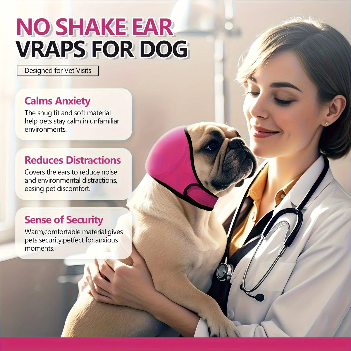 Adjustable Dog Earmuffs - Noise Reduction, - ProPawPet.com