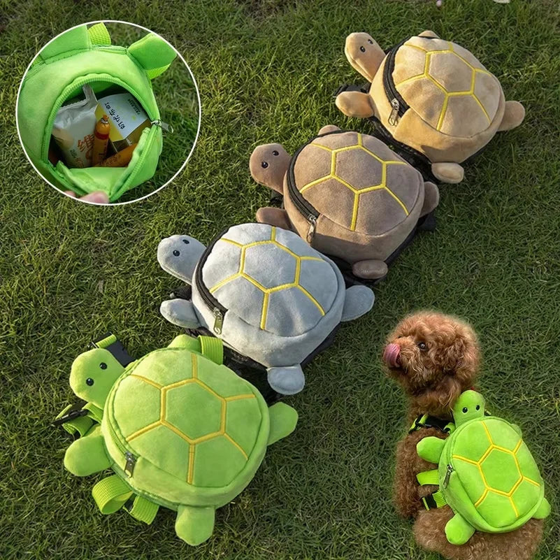 Turtle-Shaped Dog Backpack - Large Capacity - ProPawPet.com