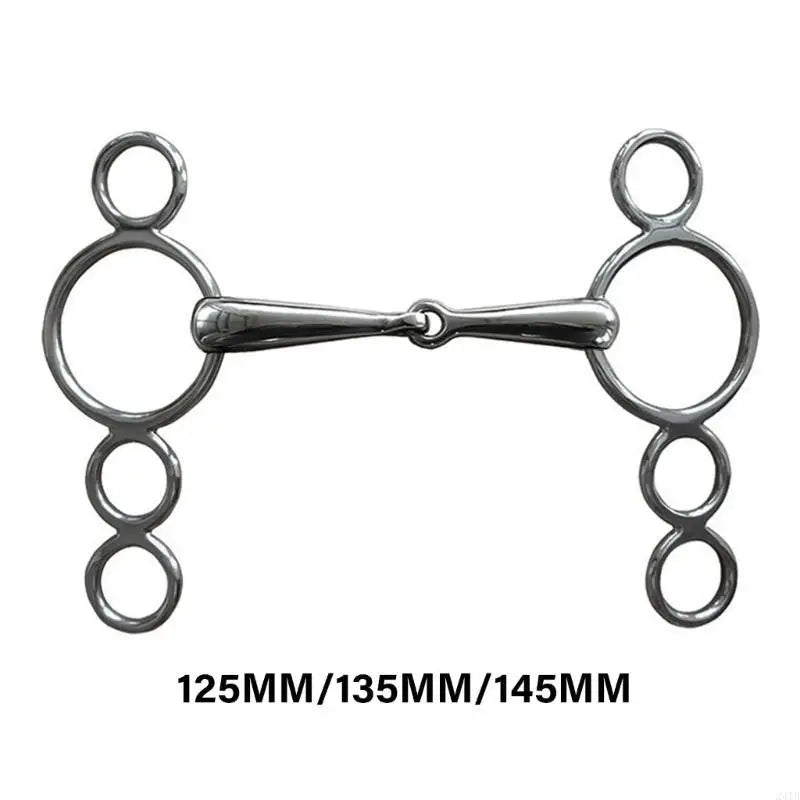 3 Rings Metal Gag Bit Horse Mouthpiece - ProPawPet.com