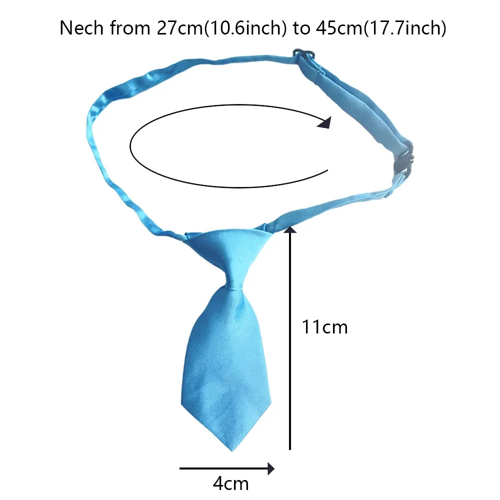 25/50/100pcs Small Dog Ties Solid Adjustable - ProPawPet.com