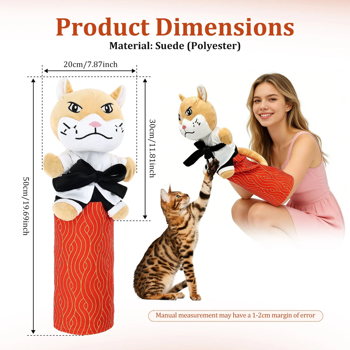 Karate Kitty Puppet Interactive Cat Wrestling Glove – 2 Colors