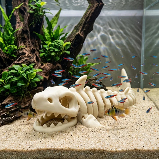 1pc 17cm Shark Skeleton in Water -Aquarium - ProPawPet.com